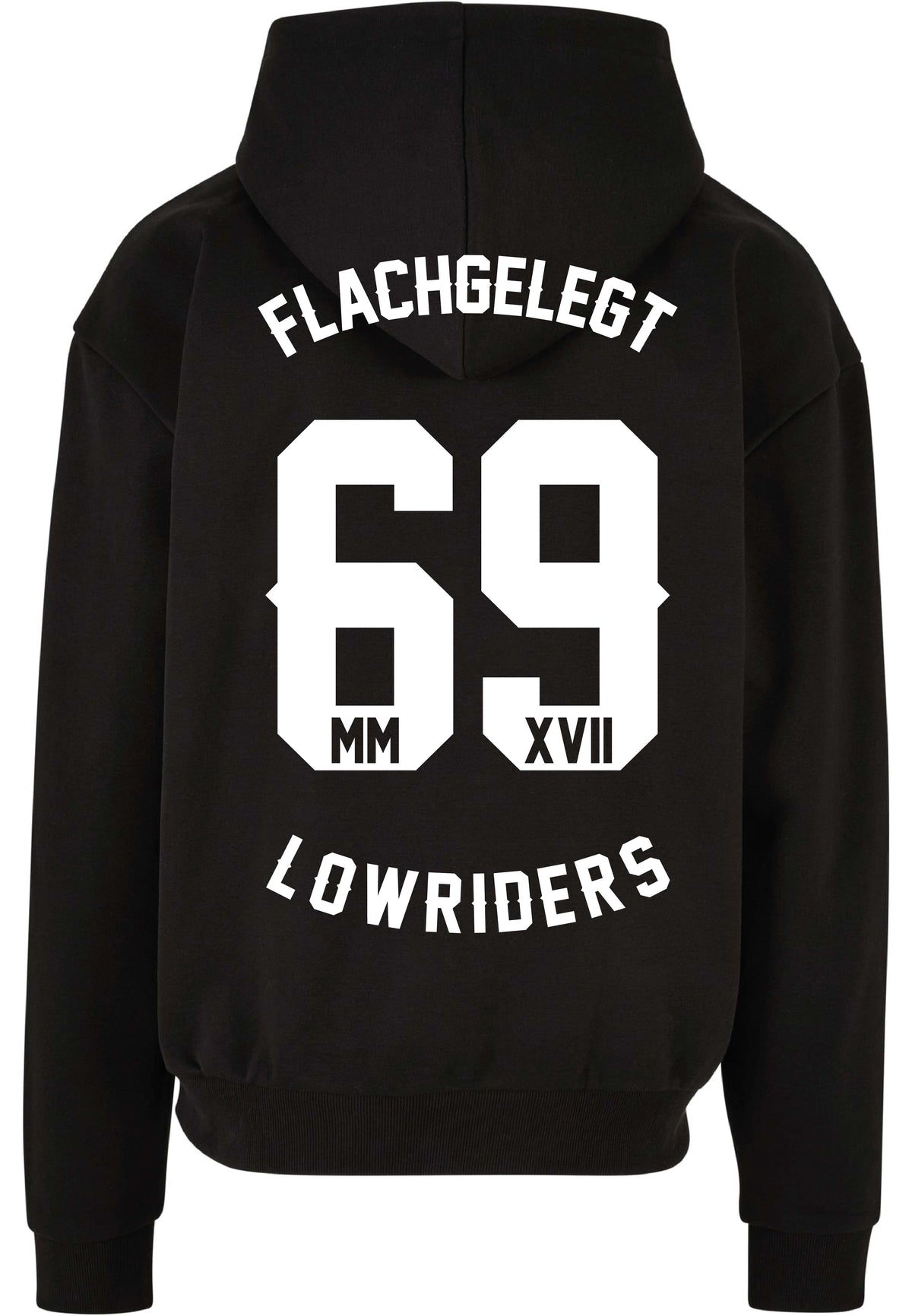 flachgelegt® lowriders 3.0 premium hoody oversize