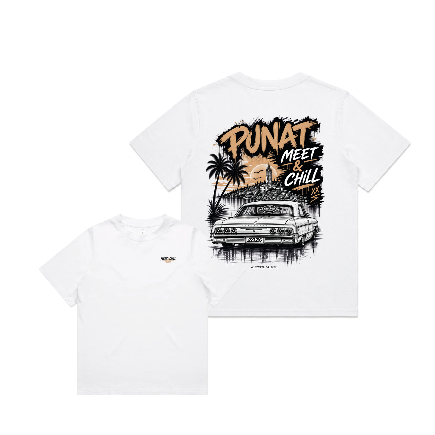 meet & chill „punat“ oversize t-shirt