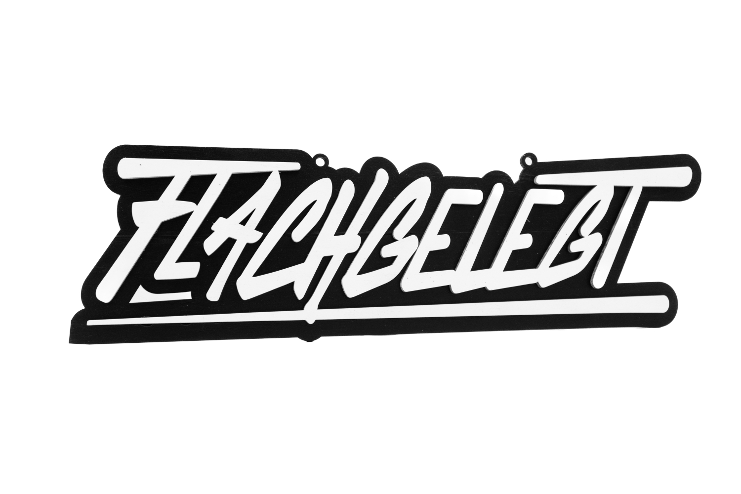 FLACHGELEGT® 3D Schild - limitiert Big