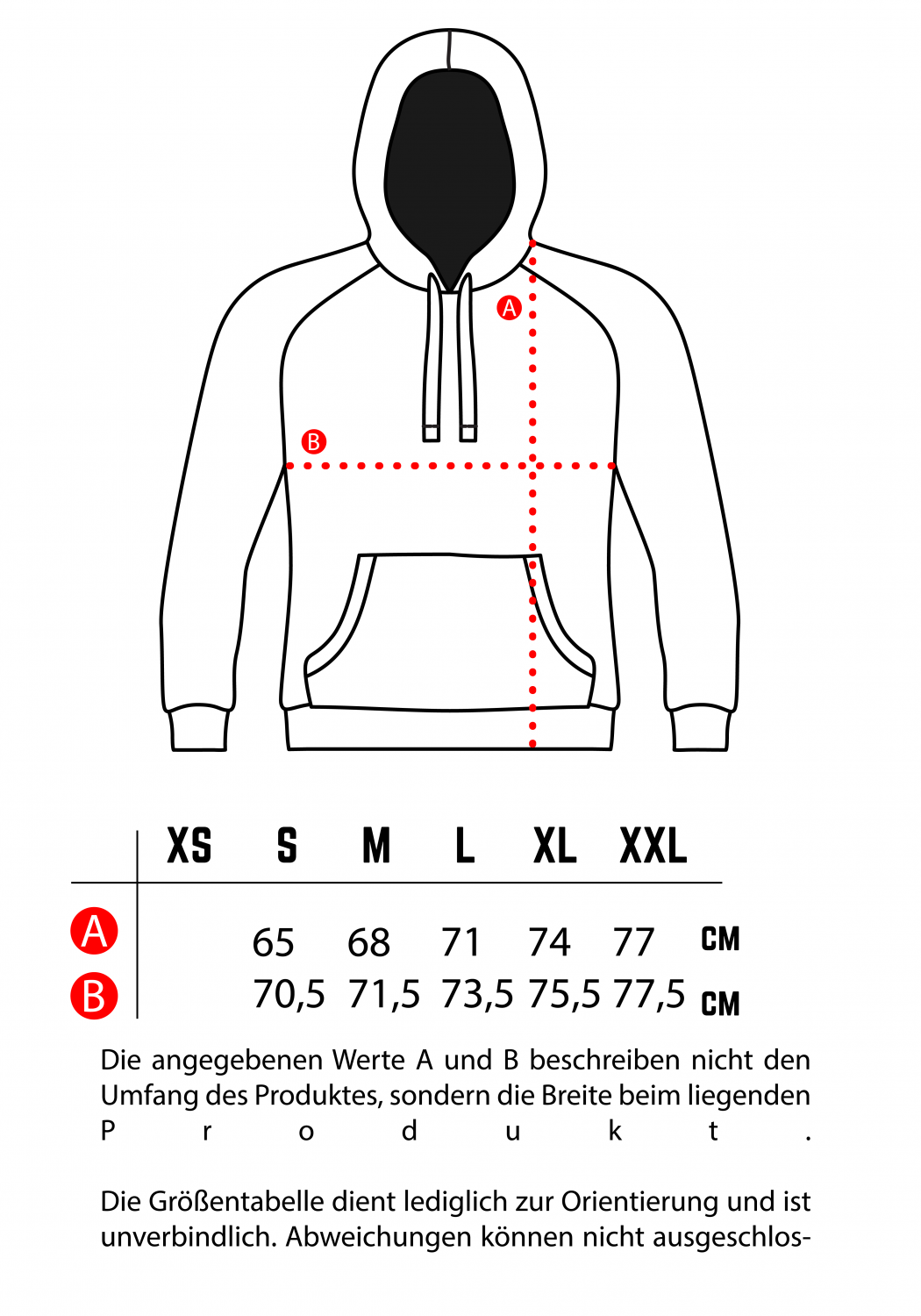 FLACHGELEGT® Premium Box Hoody Girl