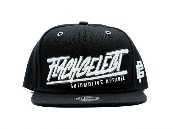 FLACHGELEGT® - BLACK BASIC SNAPBACK