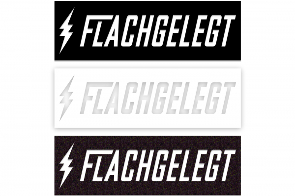 FLACHGELEGT LIGHTNING AUFKLEBER - 25 cm