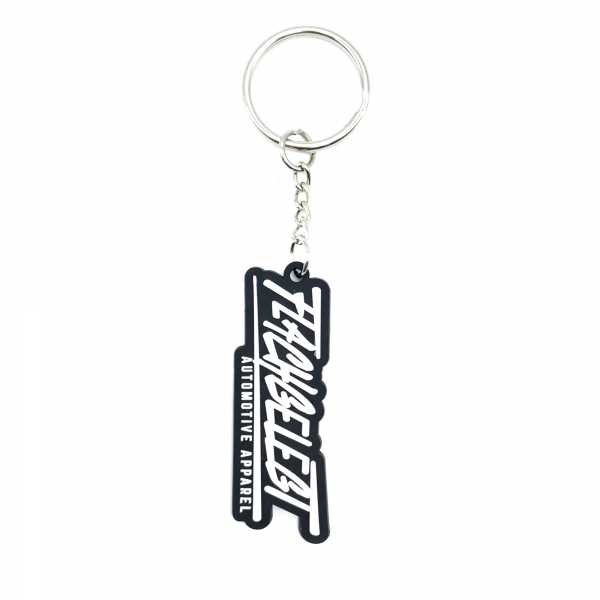 FLACHGELEGT® LOGO RUBBER KEYRING